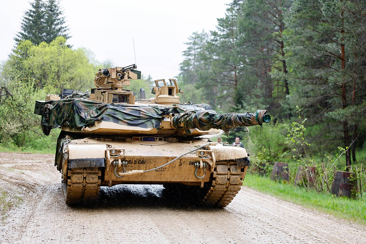 Танк Abrams M1A2. Фото Daniel Lцb/dpa/Scanpix/LETA