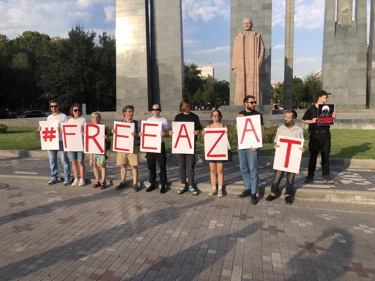 Митинг в поддержку Азата Мифтахова, Ереван. Фото Андрей Пресняков / Spektr.Press