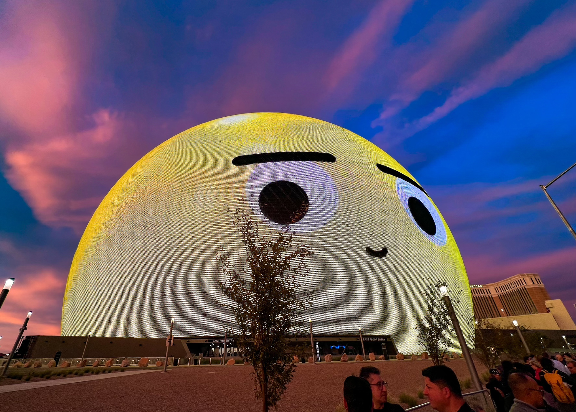 Сферический центр MSG Sphere в Лас-Вегасе. Фото Amiee Stubbs/imageSPACE via ZUMA Press Wire/Scanpix/Leta