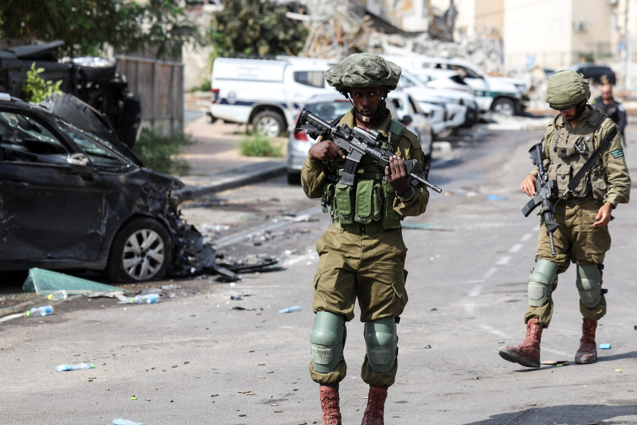 Военнослужащие армии Израиля. Фото REUTERS/Ronen Zvulun/Scanpix/Leta