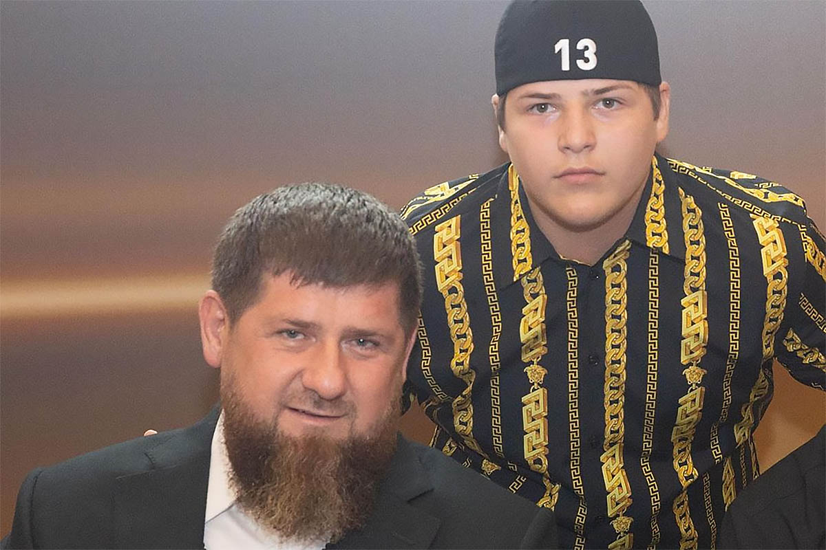 Рамзан Кадыров и Адам Кадыров. Фото adam_benoevsky_k13/Instagram
