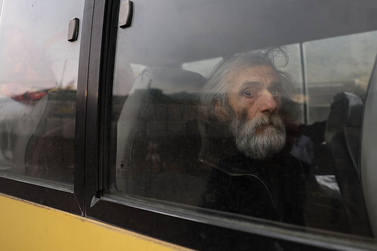 Беженцы из Нагорно-Карабахского региона едут в Армению. Фото Emmanuel Dunand/AFP/Scanpix/Leta
