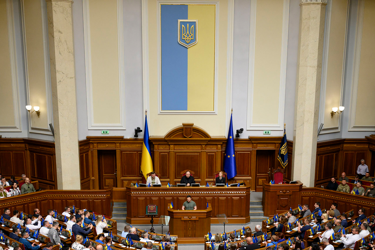 Верховная Рада Украины. Фото President Of Ukraine/ZUMA Press Wire/Scanpix/Leta