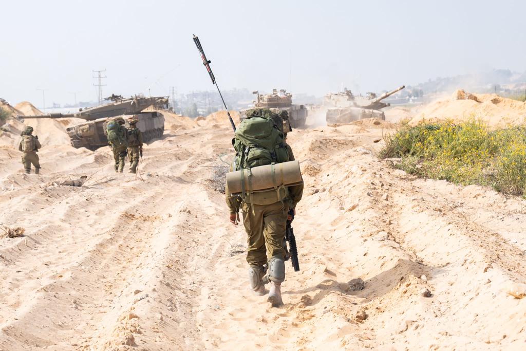 Наземная операция Армии обороны Израиля в секторе Газа, 2 ноября 2023 года. Фото Армия обороны Израиля / Xinhua via ZUMA Press / Scanpix / LETA.