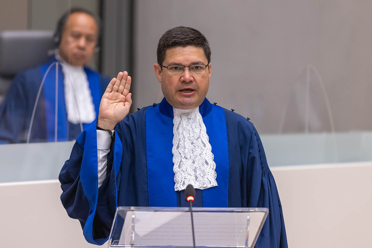 Судья Международного уголовного суда (МУС) Серхио Годинес. Фото International Criminal Court (ICC) 