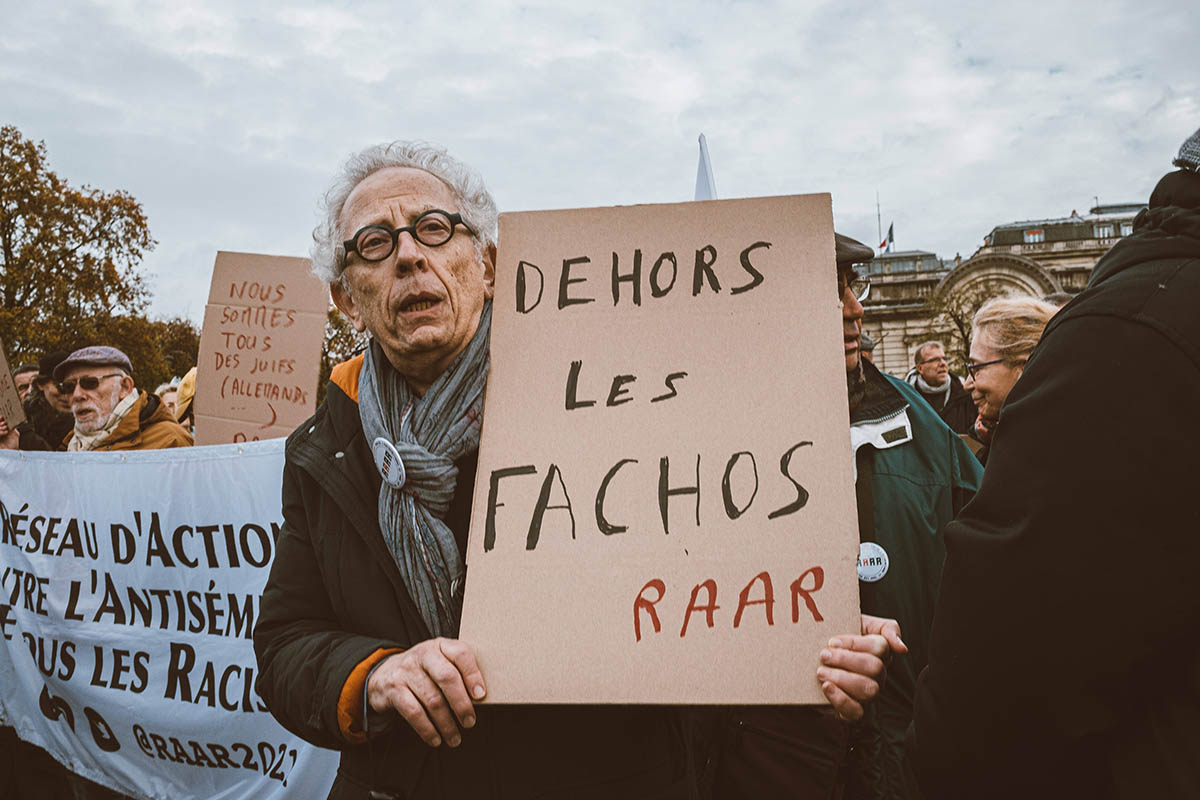 Марш против антисемитизма в Париже, 12 ноября 2023 года. Фото Olivier Donnars/LePictorium/IMAGO/Scanpix/Leta