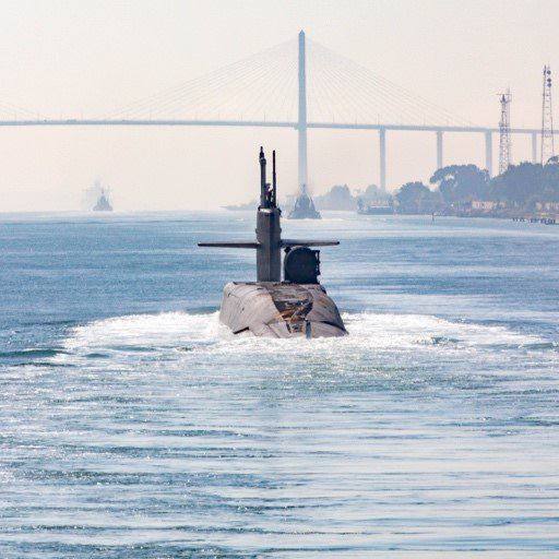 Стратегическая атомная подводная лодка США класса «Огайо». Фото: Центральное командование Вооружённых сил США