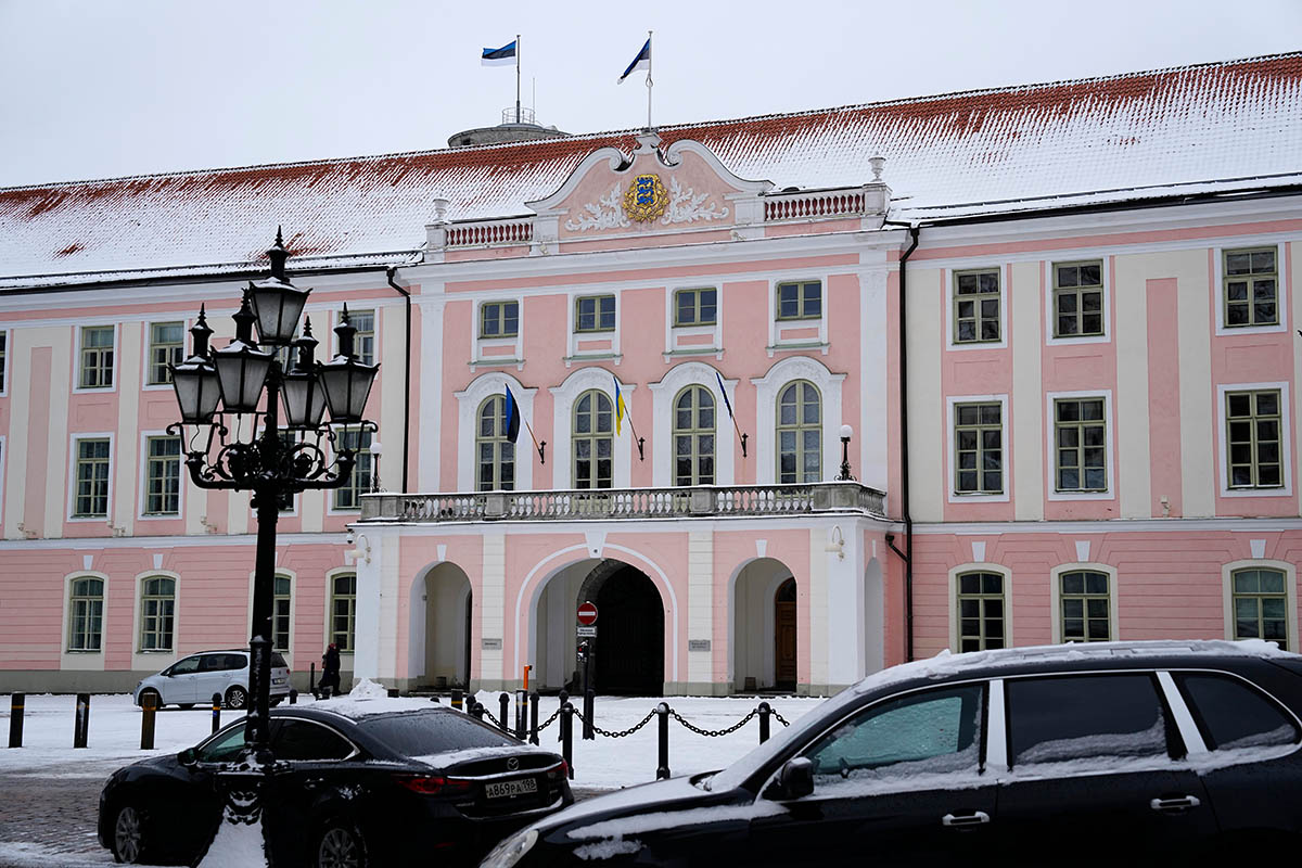 Здание Парламента Эстонии в Таллинне. Фото Pavel Golovkin/AP Photo/Scanpix/LETA