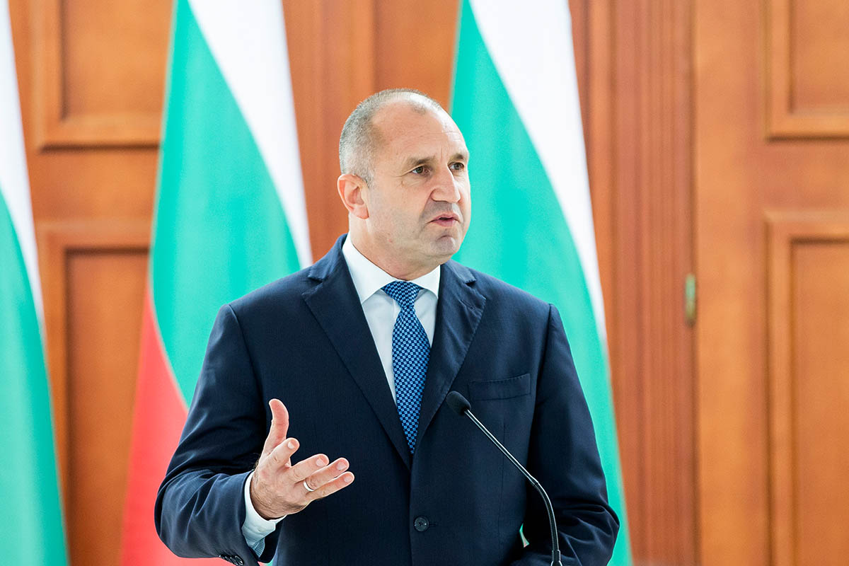 Президент Болгарии Румен Радев. Фото DUMITRU DORU/EPA/Scanpix/Leta