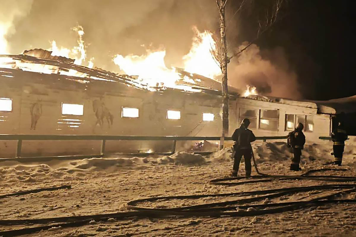 Пожар в столичном КСК "Волшебный лес" в Лосином острове. Фото Генеральная прокуратура РФ