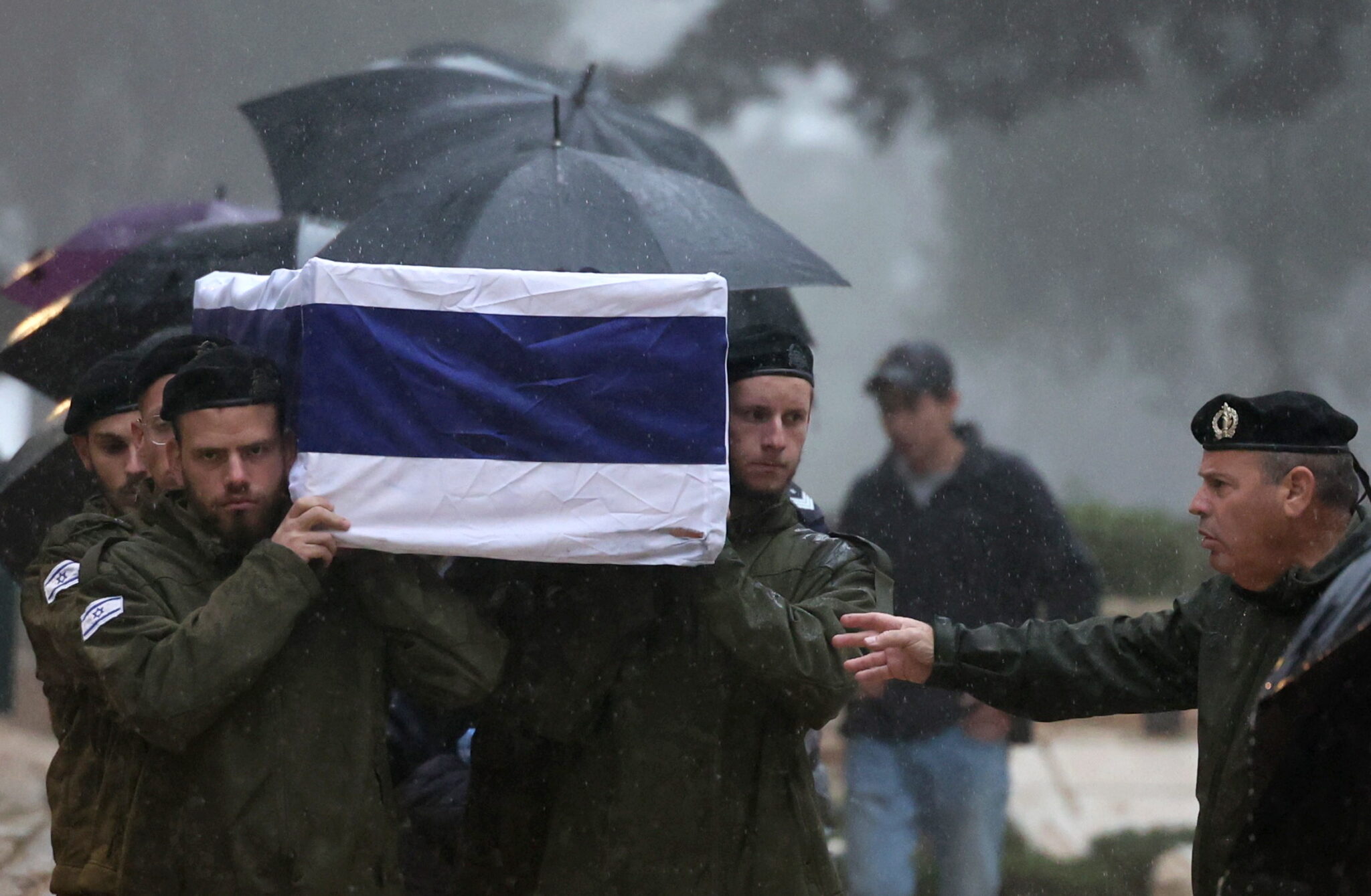 Похороны израильского солдата, погибшего 22 января в секторе Газа. Фото ABIR SULTAN / EPA / Scanpix / LETA.