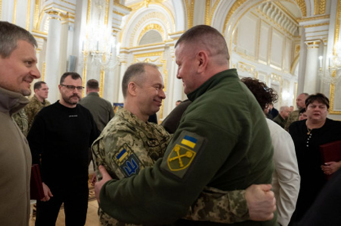 Александр Сырский и Валерий Залужный. Фото пресс-службы президента Украины / AFP / Scanpix / LETA