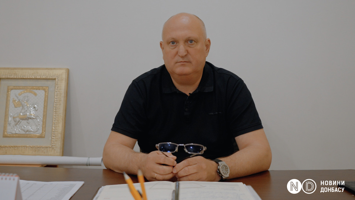 Начальник военной администрации Лиманской громады Александр Журавлев. Фото: Новости Донбасса