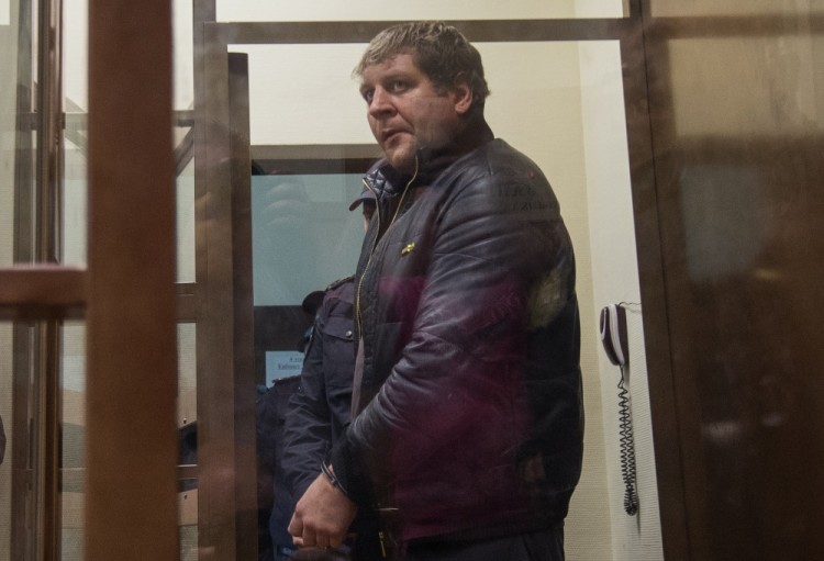 Александр Емельяненко в суде. Фото: RIA Novosti / Scanpix