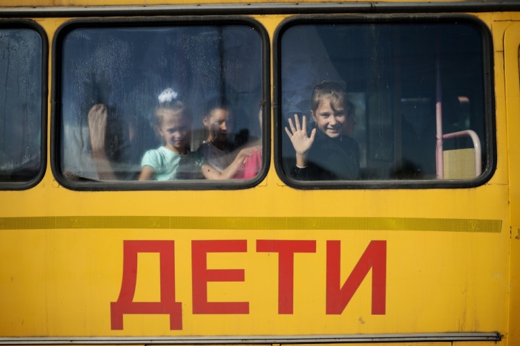 Школьники из Новосибирской области. Фото: Sputnik / Scanpix