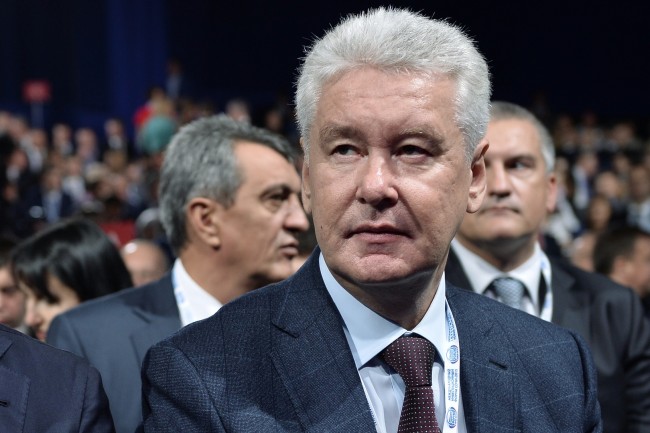 2710500 10/02/2015 Moscow Mayor Sergei Sobyanin before the start of a plenary meeting chaired by Prime Minister Dmitry Medvedev as part of the Sochi-2015 international investment forum. Ramil Sitdikov/RIA Novosti