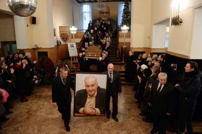 Церемония прощания с режиссером Эльдаром Рязановым. Фото Sputnik/Scanpix