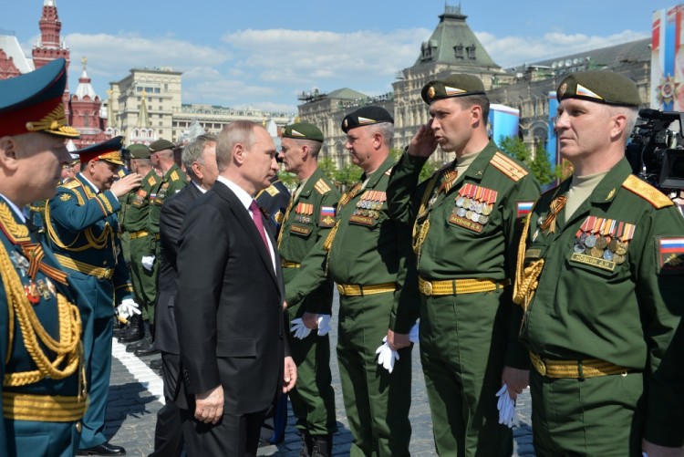 Владимир Путина на 9 мая 2016 года. Фото Sputnik/Scanpix