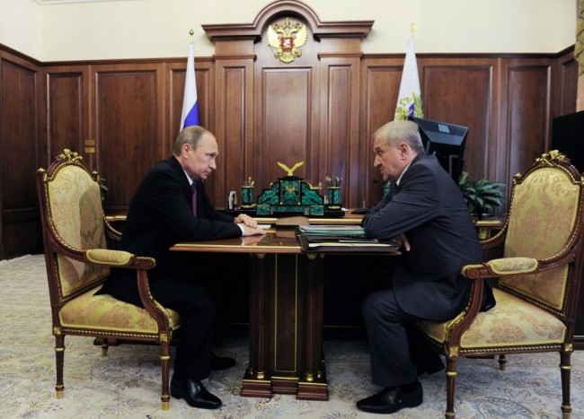 Владимир Путин и Владимир Булавин. Фото Sputnik/Scanpix