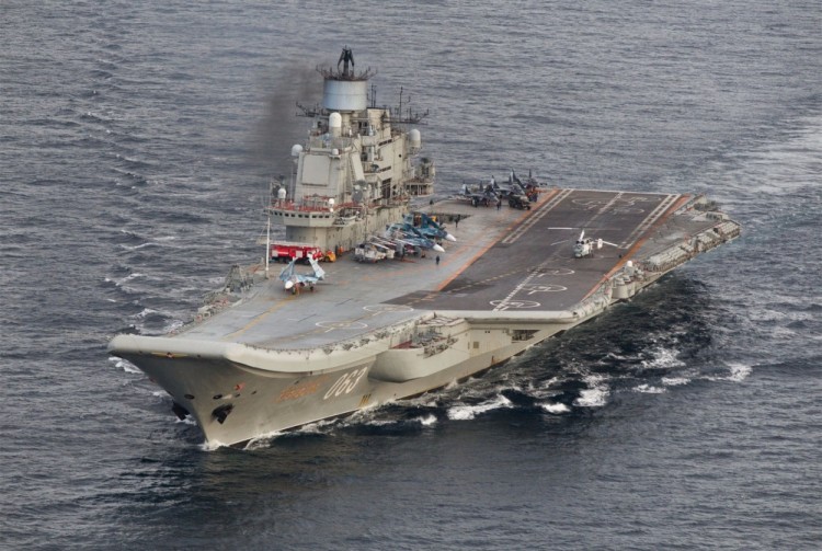 "Адмирал Кузнецов". Фото Sputnik/Scanpix