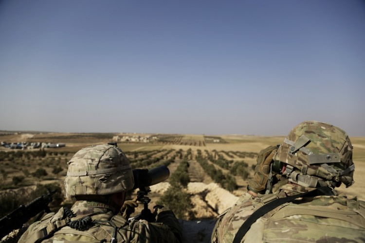 Американские военные в Сирии. Фото AP Photo/Scanpix