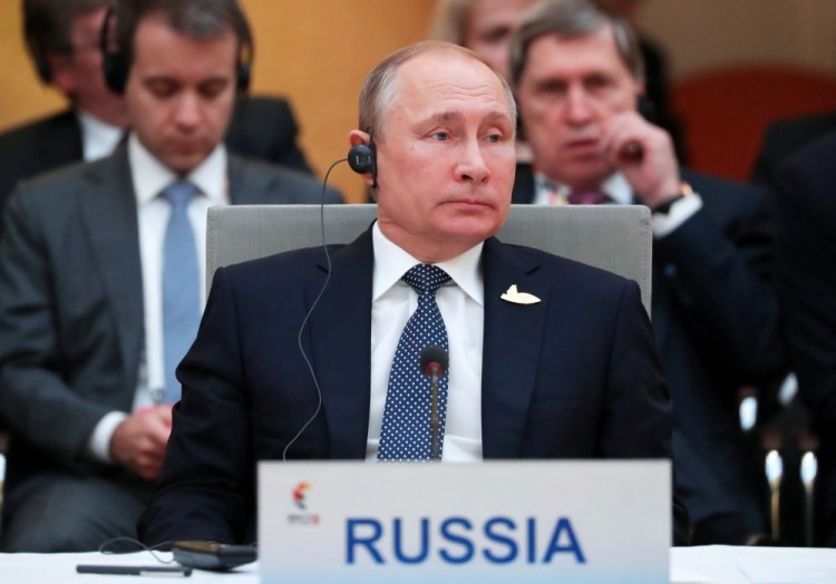 Владимир Путин на встрече БРИКС. Фото Sputnik/Scanpix