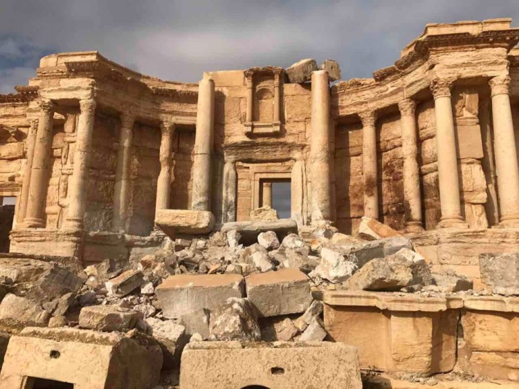 3041909 03/03/2017 The historical and architectural center of ancient Palmyra in the Syrian province of Homs. Palmyra has been recaptured by Syrian government forces with Russia's support. The best possible quality. Михаил Алаеддин/Sputnik