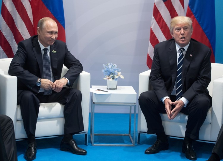 Владимир Путин и Дональд Трамп. Фото Sputnik/Scanpix