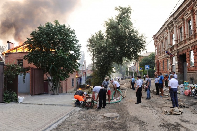3174866 08/21/2017 Fire in a residential area in Rostov-on-Don. Sergey Pivovarov/Sputnik