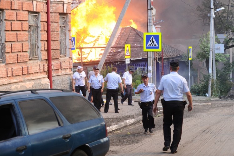 3174919 08/21/2017 Fire in a residential area in Rostov-on-Don. Sergey Pivovarov/Sputnik