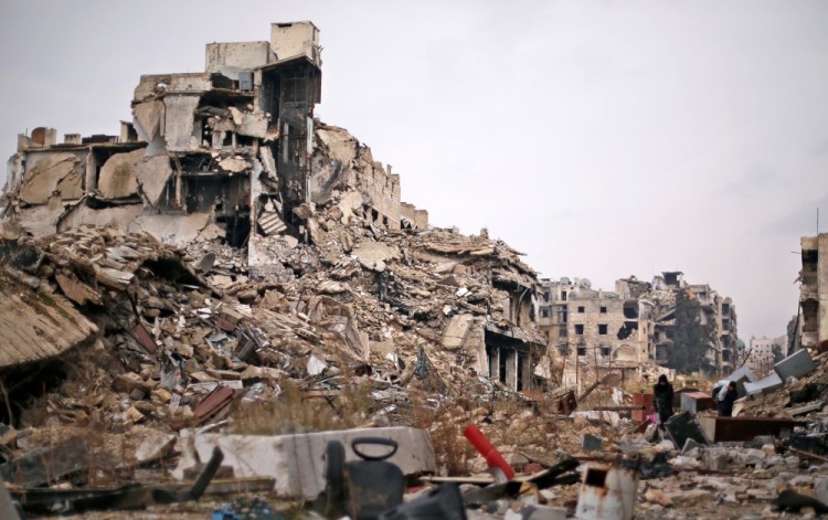 Разрушенный квартал Алеппо. Фото REUTERS/Scanpix