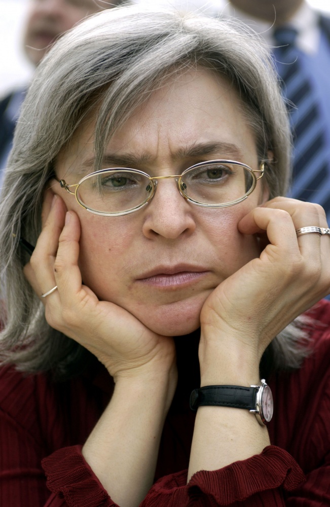 Анна Политковская. Фото от 17 марта 2005 года AFP/Scanpix