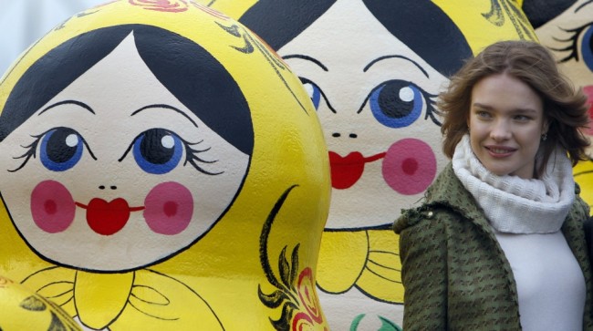 Наталья Водянова на открытии фестиваля «Русская зима» в Лондоне, 2008 год. Фото Reuters/Scanpix