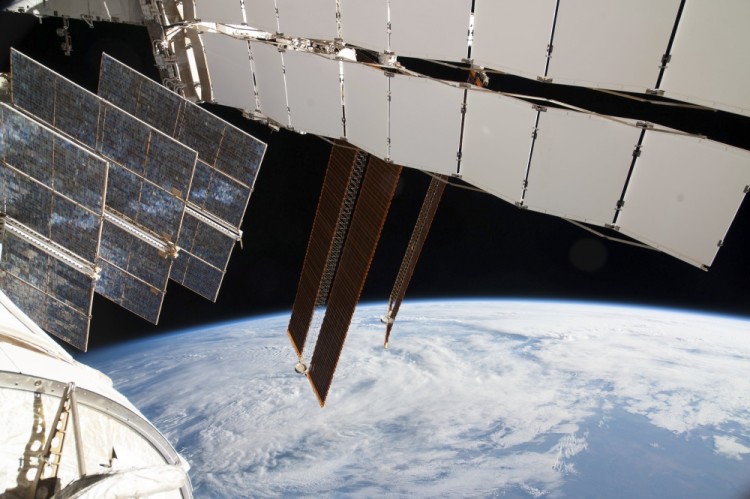 Солнечные батареи на МКС. Фото: Reuters / Scanpix