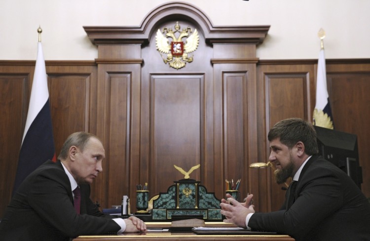 Владимир Путин и глава Чечни Рамзан Кадыров. Фото: Reuters / Scanpix