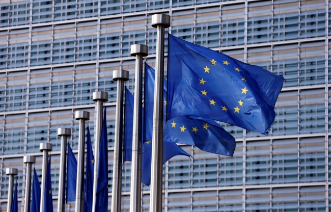 Флаги ЕС. Фото REUTERS/Scanpix