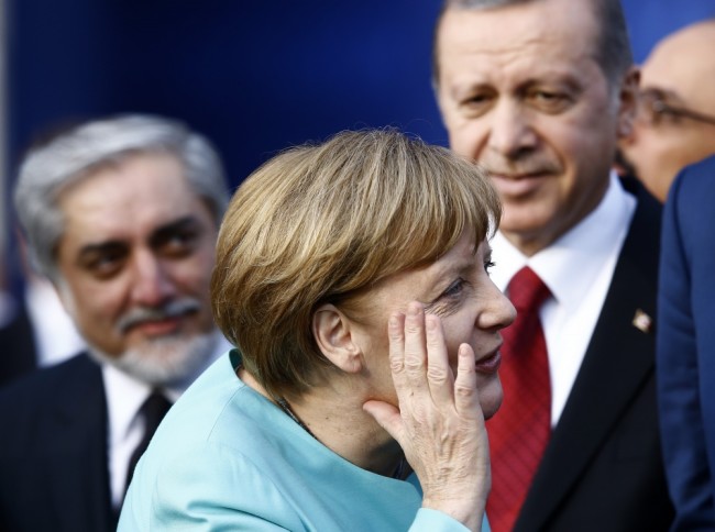 Ангела Меркель и Реджеп Тайип Эрдоган. Фото:  REUTERS / Scanpix