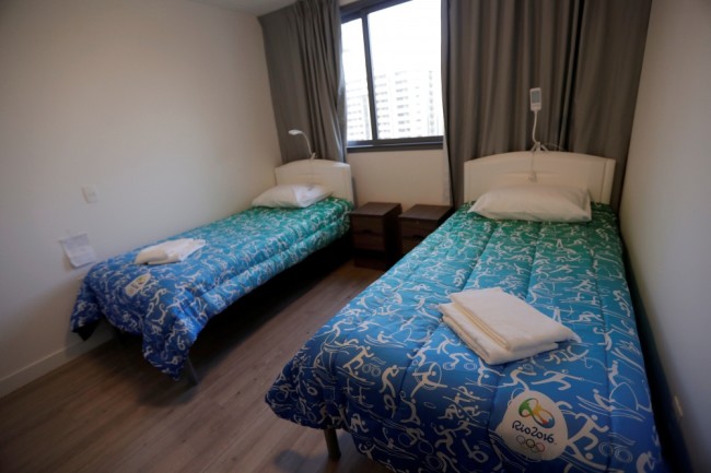 Олимпийцы будут жить в двухместных комнатах. Фото: Reuters / Scanpix
