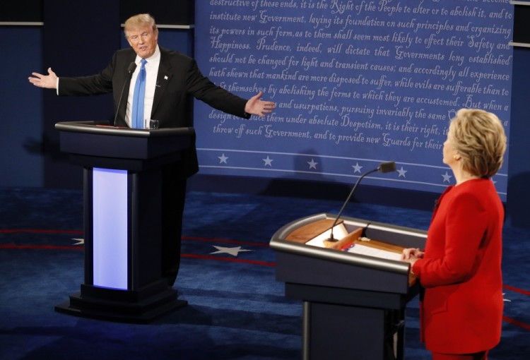 Дебаты кандидатов в президенты. Фото  Reuters/Scanpix