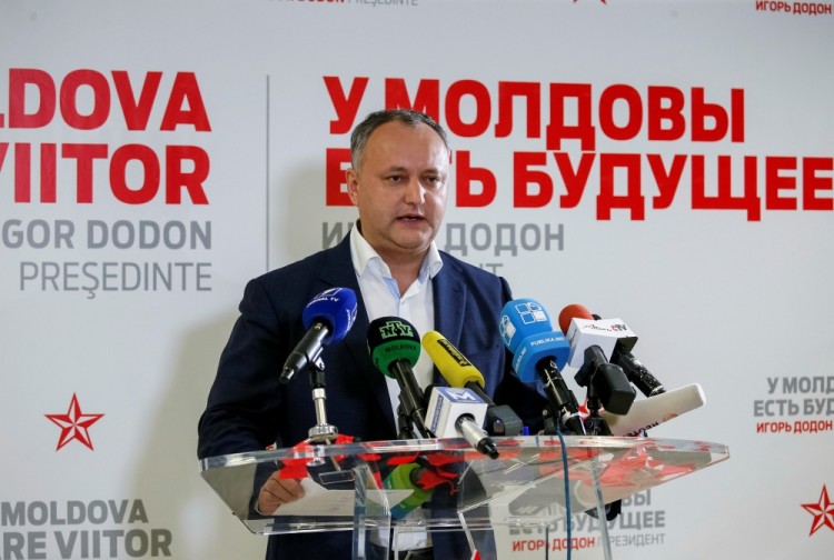 Кандидат в президенты Молдавии от социалистов Игорь Додон. Фото: Reuters / Scanpix