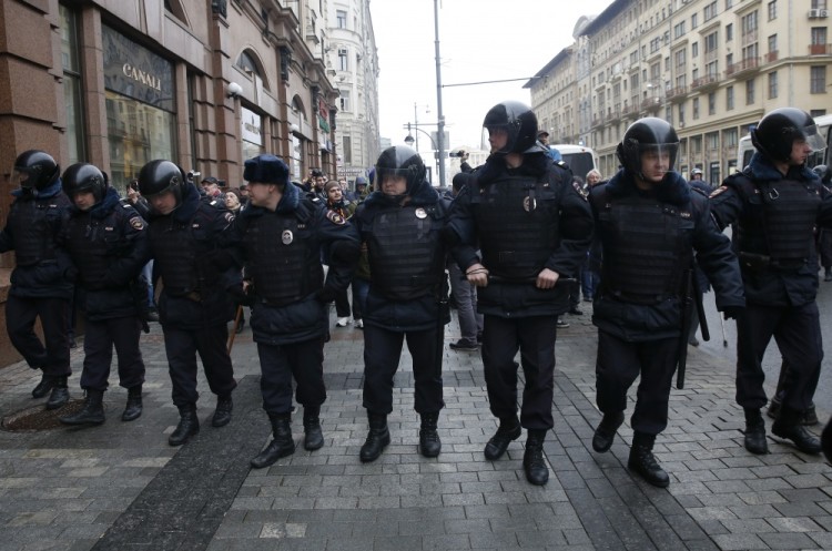Правоохранительные органы в Москве. Reuters/Scanpix