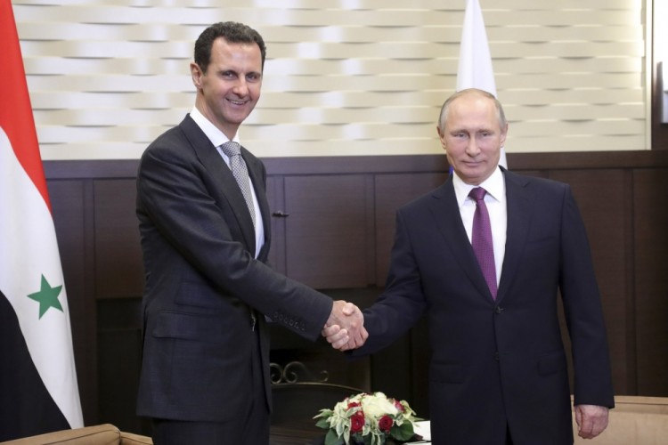 Владимир Путин и Башар Асад. Фото Sputnik/Scanpix