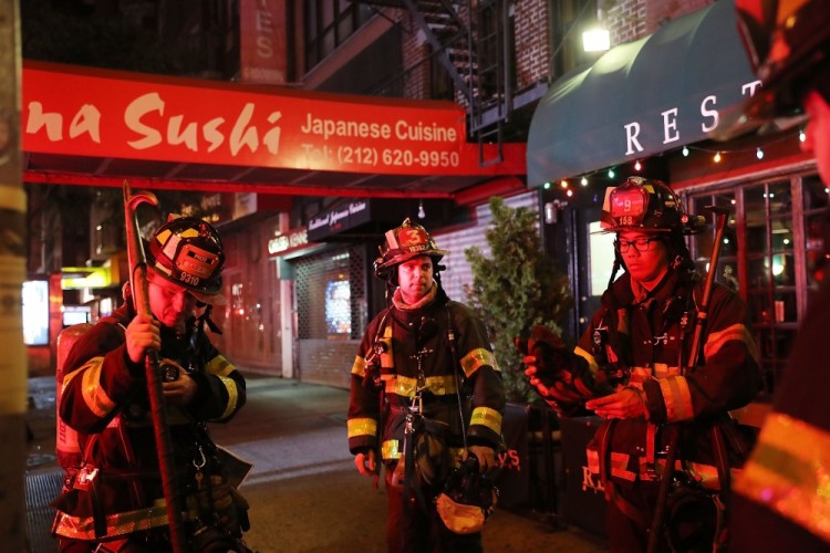 Место взрыва в Нью-Йорке. Фото REUTERS/Scanpix