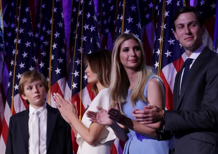 Семья избранного президента США Дональда Трампа. Фото: AFP / Scanpix
