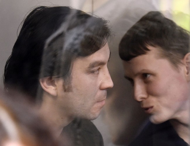 Александр Александров и Евгений Ерофеев. Фото AFP PHOTO / Scanpix