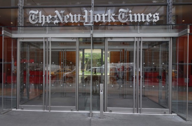 Офис New York Times. Фото AFP PHOTO /Scanpix