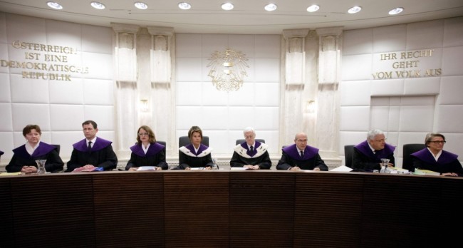 Конституционный суд Австрии. Фото AFP PHOTO / Scanpix