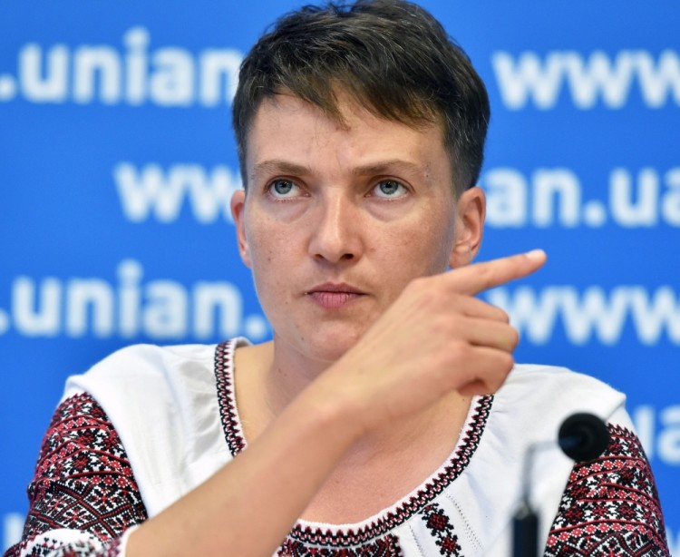 Надежда Савченко. Фото AFP PHOTO / Scanpix