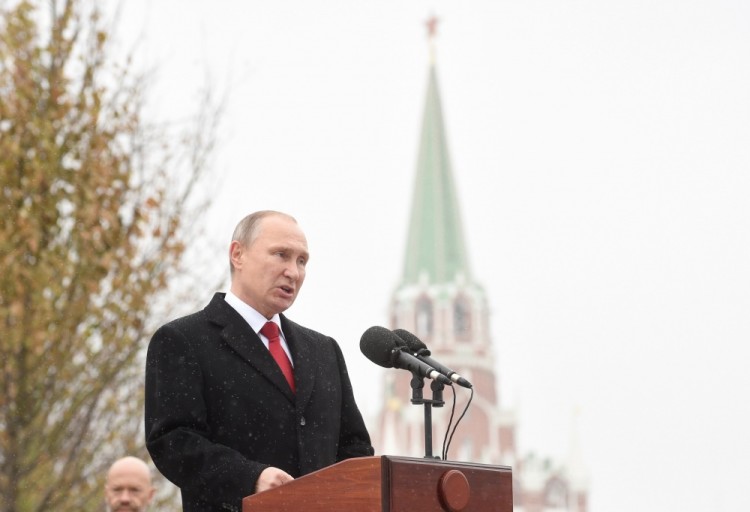 Выступление президента России. Фото: AFP / Scanpix