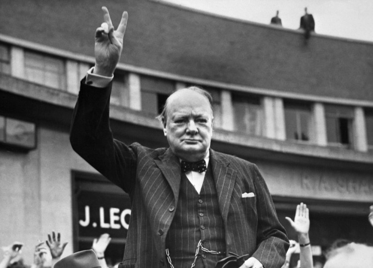 Уинстон Черчилль. Фото  AFP PHOTO/Scanpix